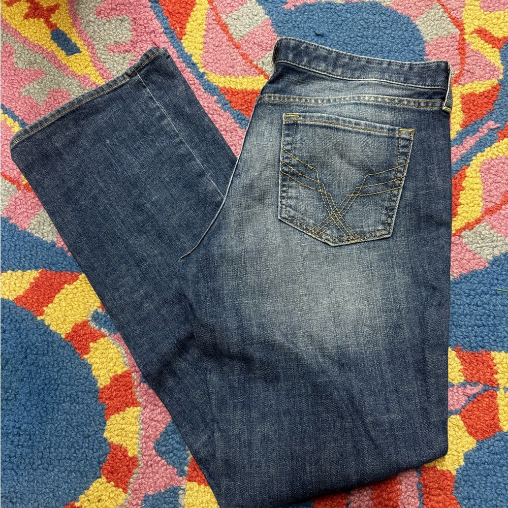GAP Men's Straight Fit Blue Jeans